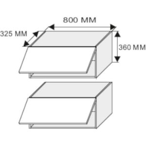 Obrazek Szafka kuchenna Essen grey W4bs/80 LAM
