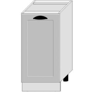 Obrazek Szafka Kuchenna Adele D40 Pl Szary Mat/Biały