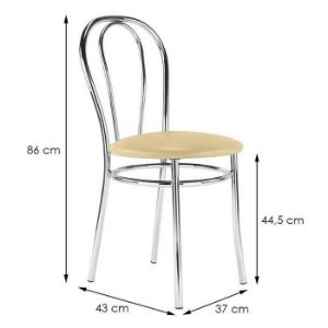 Obrazek Krzesło Tulipan CHR V-46 beż