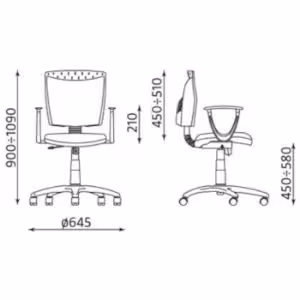 Obrazek Krzesło obrotowe Stilo 09 College