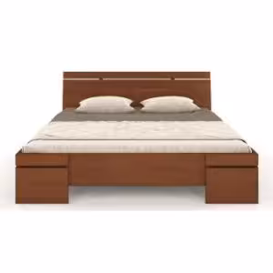 Obrazek Łóżko bukowe Skandica Sparta maxi 140X200 cm. orzech 