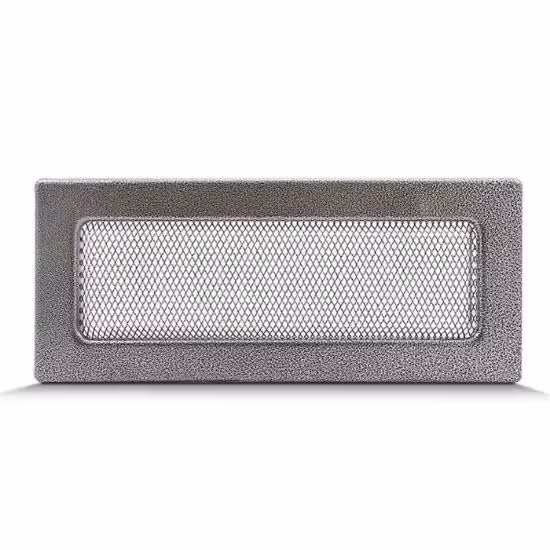 Obrazek Kratka kominkowa 10.5X25 srebrno-czarna