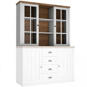 Obrazek Witryna Prowansja W2D sosna andersen/dąb lefkas ciemny