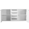 Obrazek Komoda Ksanti 2d4s Biały/Biały Połysk 11008640