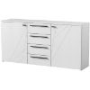 Obrazek Komoda Ksanti 2d4s Biały/Biały Połysk 11008640