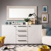Obrazek Komoda Ksanti 2d4s Biały/Biały Połysk 11008640