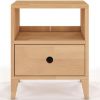 Obrazek Szafka nocna bukowa skandica sund/naturalny