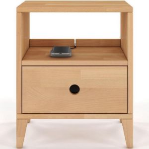 Obrazek Szafka nocna bukowa skandica sund/naturalny
