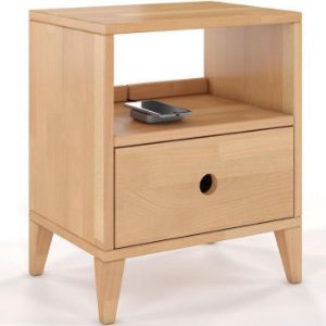 Obrazek Szafka nocna bukowa skandica sund/naturalny
