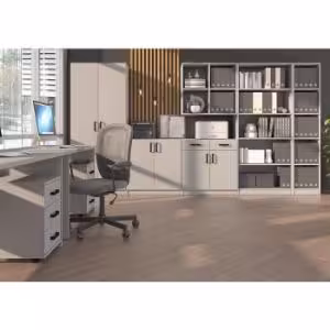 Obrazek Biurko Malta Metalowe Nogi Jasny Szary (Blat 28mm) Typ 150