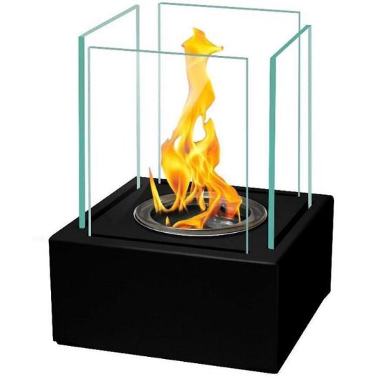 Obrazek Biokominek wolnostojący Smart czarny strukturalny