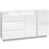 Obrazek Komoda Lumens 06 biały połysk/beton