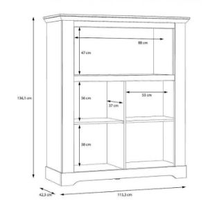 Obrazek Komoda z barkiem Iloppa TIQK421-J99