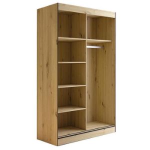 Obrazek Szafa Oslo I 120 Artisan/Czarny/Lustro