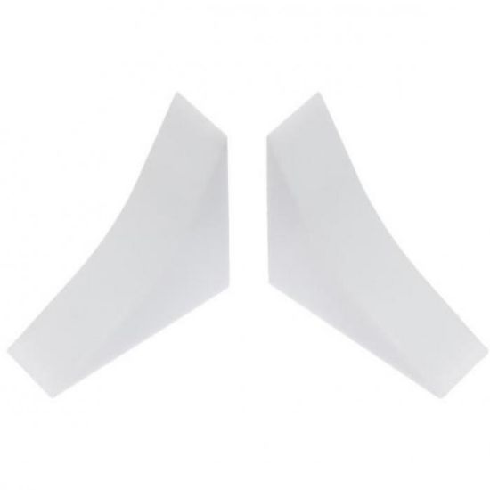 Obrazek Zakończenie proste – biały zimny połysk LWS-062p