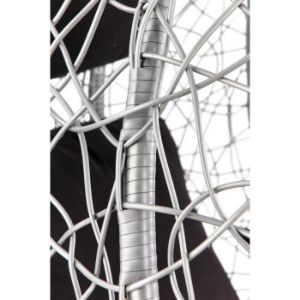 Obrazek Fotel ogrodowy Jojo popiel/czarny