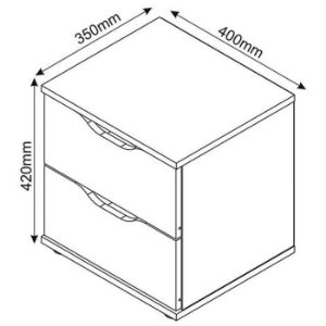 Obrazek Szafka nocna Ines 618809