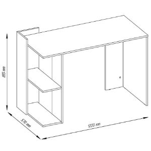 Obrazek Biurko Stil 1 wotan/grafit