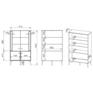 Obrazek Witryna Goldin 03 biały