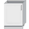 Obrazek Szafka Kuchenna Natalia D60PC PL Biały Połysk