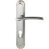 Obrazek Klamka drzwiowa LARGO WB72 nikiel/satyna/chrom 