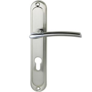 Obrazek Klamka drzwiowa LARGO WB72 nikiel/satyna/chrom 