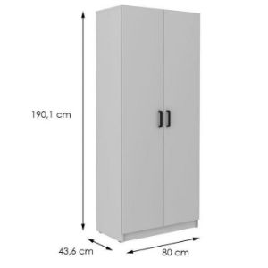 Obrazek Szafa 2f Malta Jasny Szary Typ 111