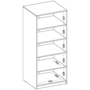 Obrazek Szafa 2f Malta Jasny Szary Typ 111