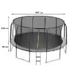 Obrazek Trampolina Comfort z drabinką 457cm czarna 