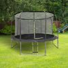 Obrazek Trampolina Comfort z drabinką 457cm czarna 