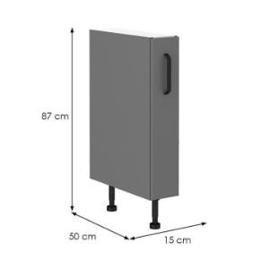 Obrazek Szafka kuchenna NESSA antracyt 15d cargo bb