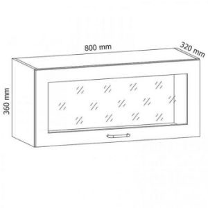 Obrazek Szafka kuchenna Sycylia  G80ks biały/dąb lancelot