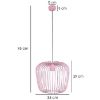 Obrazek Lampa Eden K-4101 Różowa LW1