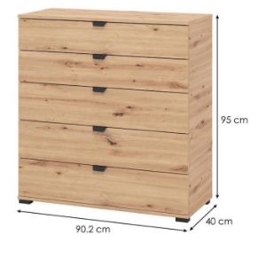 Obrazek Komoda Duerto 5F 90 artisan 11008294 