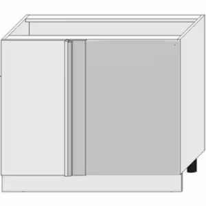 Obrazek Szafka Kuchenna Zoya Dnp Pl jasny szary mat/biały