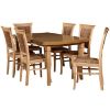 Obrazek Zestaw stół i krzesła Klaudiusz 1+6 st34 160x90+40 + W110 buk lakier