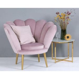 Obrazek Fotel Tristan Bluvel 91/złote