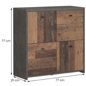 Obrazek  Komoda Best Chest Old Wood Vin/Beton 2