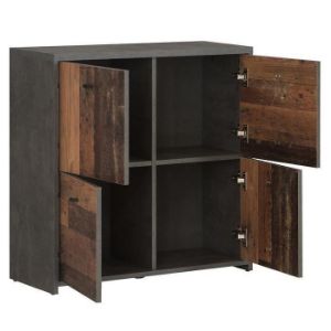 Obrazek  Komoda Best Chest Old Wood Vin/Beton 2