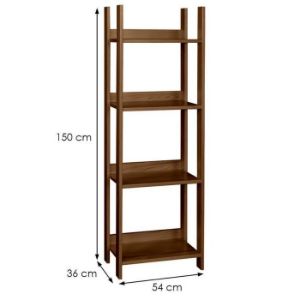 Obrazek Regał eko średni 150 sosna bejca dąb