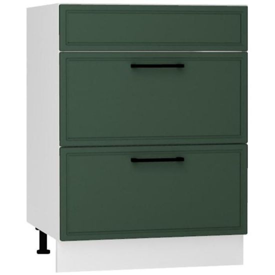 Obrazek Szafka Kuchenna Emily D60PC S/2 ZASL zielona mat