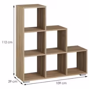 Obrazek Regał Ażur Schodki 3x3 D.Sonoma
