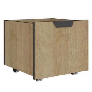 Obrazek Regał Nano Na3 Dąb Riviera/Grafit