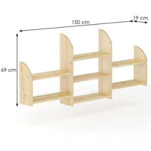 Obrazek Półka Sosna PK102-150x69x19 surowy