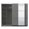 Obrazek Szafa Sierra 240 OG lustro grafit 11008290
