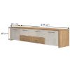 Obrazek Szafka RTV Gala TV220-2K4F/GL pacific walnut/beige