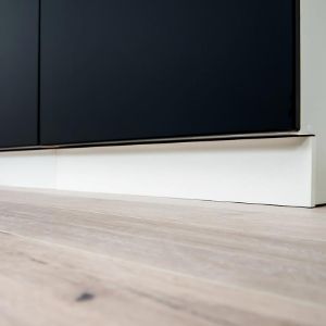 Obrazek Szafka kuchenna Denis d60 pl czarny mat/biały 