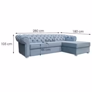 Obrazek Narożnik Valentino Kronos 50 prawostronny