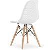 Obrazek Zestaw 4 krzeseł Maro białe 7394
