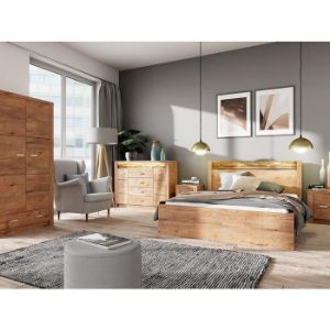 Obrazek Komoda Szkło Indianapolis I8 Jesion Jasny